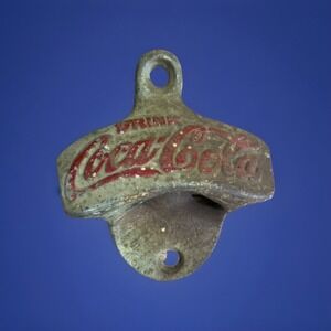 Starr Patd X Made In USA Wall Mount Bottle Opener VTG Drink‎ Coca-Cola 1934-1975